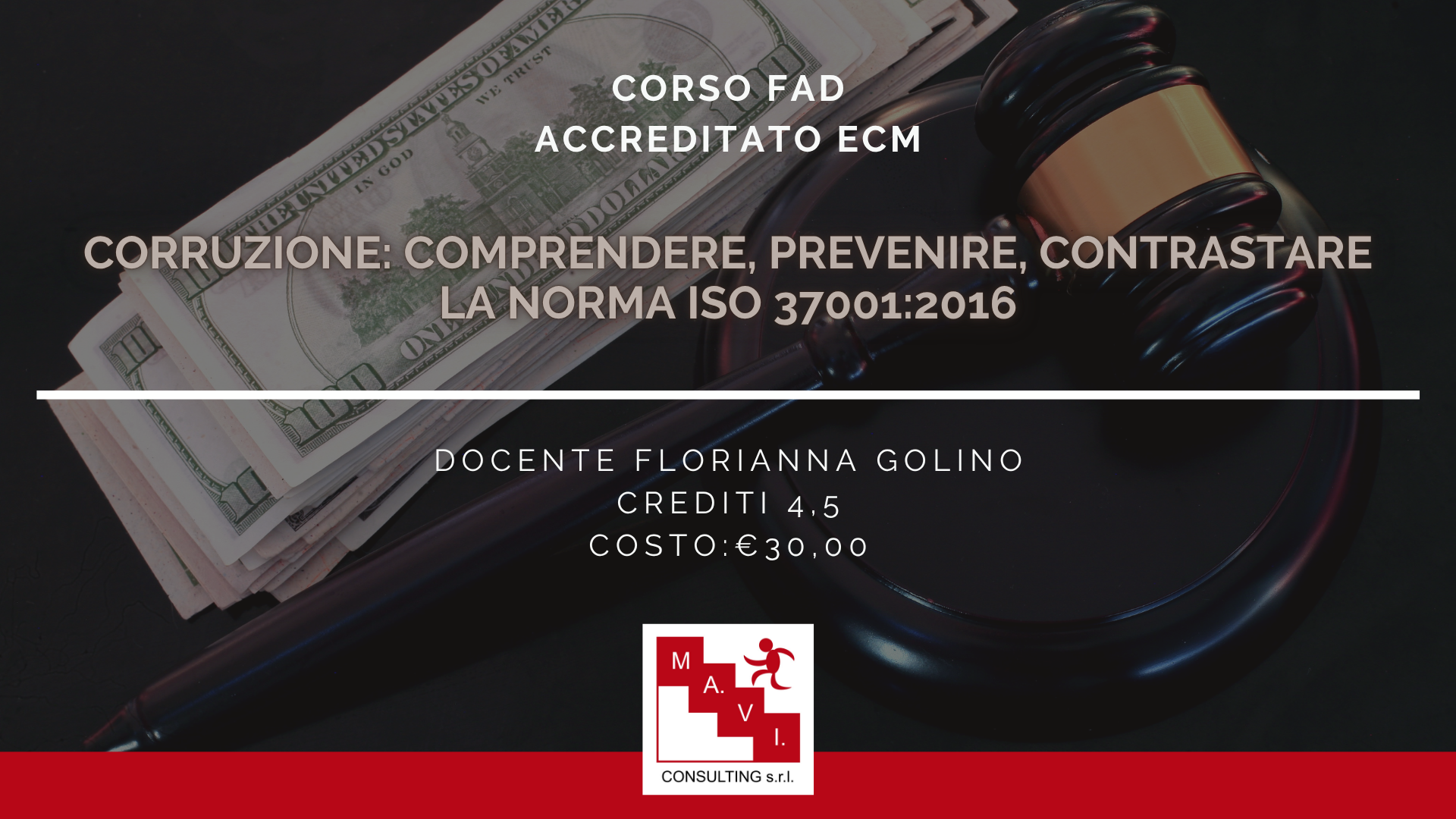 Copertina Corso Corruzione ISO 37001:2016